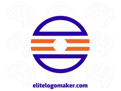 A simple abstract eye design that stands out as a unique brand element with visual impact and clarity.