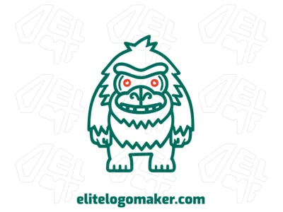 Abstract Green Monster - Notable Logo: (Exclusive Alternative Logo)