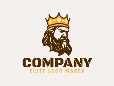 Angry King Premium Logo Generator