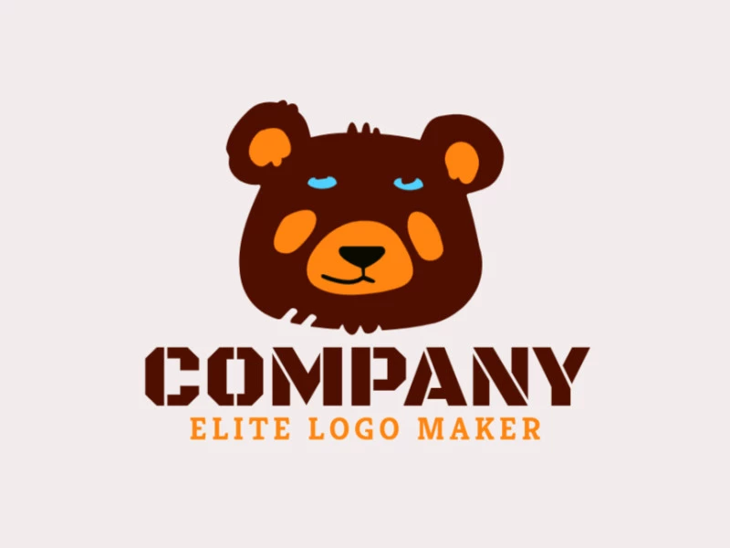 A handcrafted logo featuring a brown bear head, conveying strength and reliability.