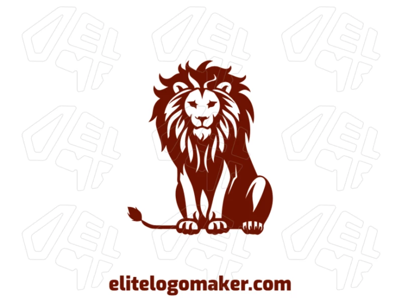 Creative Illustration Of An Imposing Lion - Interesting And Professional Logo A professional and creative illustration of an imposing lion, designed as a mascot for a bold and unique logo.