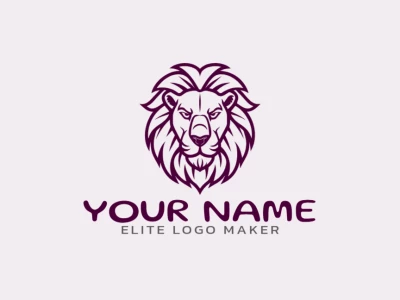 A friendly lion mascot logo design, offering a warm and approachable visual identity perfect for building a memorable brand image.