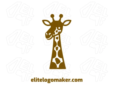 A noticeable logo featuring a giraffe with an abstract style, designed in an illustrative manner for a bold and artistic appearance.