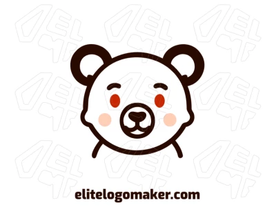 A company logo featuring a brown bear with a playful, childlike design, created in a symmetrical style for a friendly and approachable visual identity.