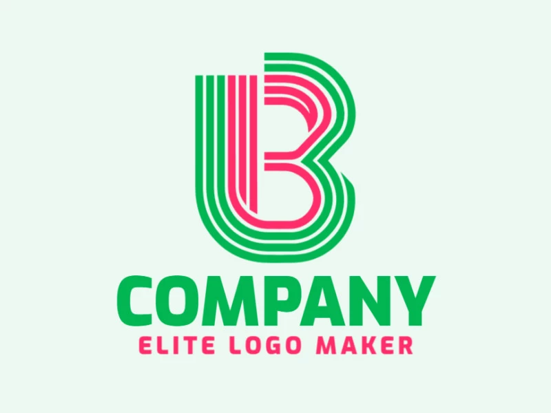 A logo design featuring the letter 'B' formed by multiple lines, radiating a sense of modernity and elegance.