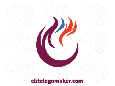 Vector design featuring letter "C" with abstract shapes and varied colors, creating a modern and eye-catching initial logo.