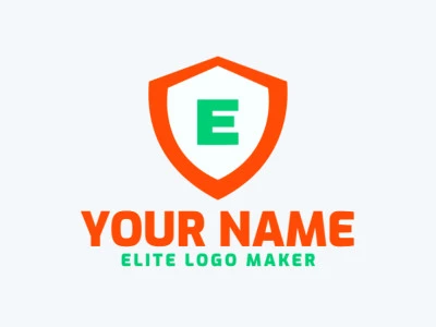 An appropriate and refined emblem logo featuring the letter 'E' combined with a shield, symbolizing strength and elegance.