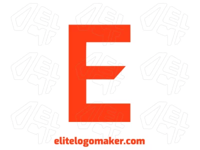 A creative logo featuring the letter "E" with a simple shape, reflecting a clean and minimalist style.