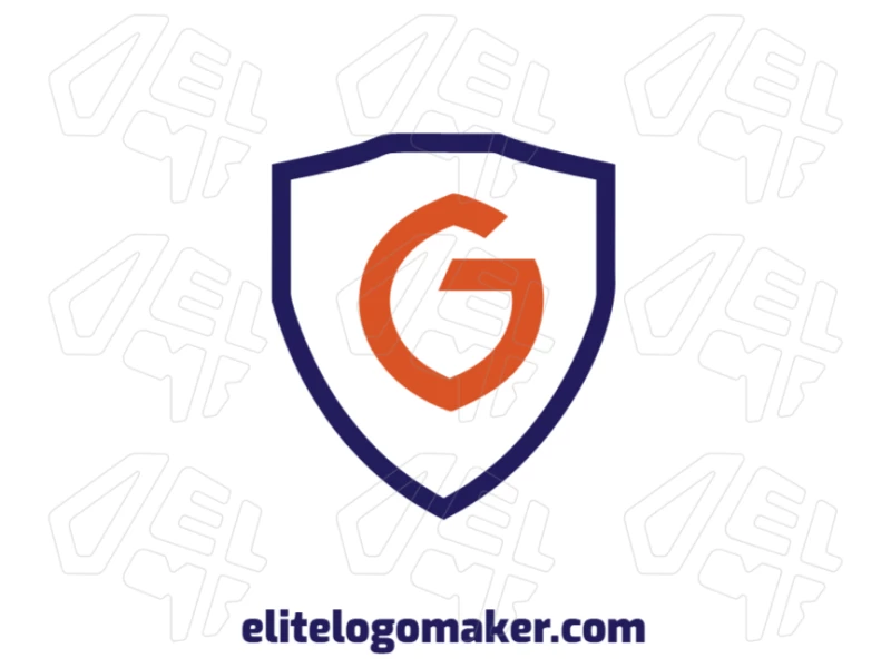 Letter "G" Inside A Medieval Shield - Premium Logo Maker Creative and cheap logo design featuring the letter "G" inside a medieval shield, blending classic emblem style with modern branding.