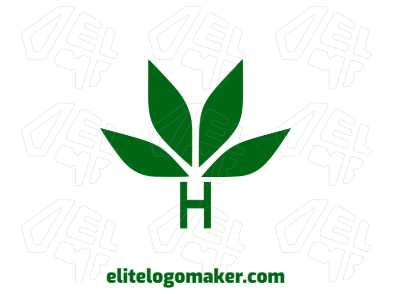 A dynamic logo featuring the letter "H" combined with green leaves, symbolizing growth and energy.