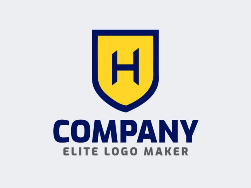 Displaying a prominent shield design, the logo features the initial letter 'H'.