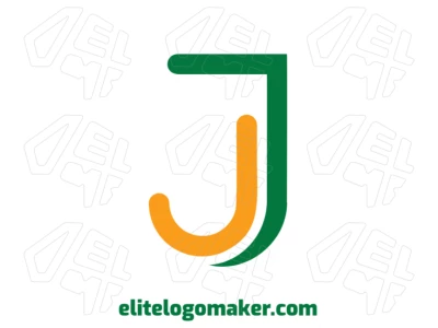Minimalist logo design featuring the letter "J" with a clean and suitable style.