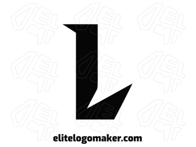 Minimalist letter "L" logo design with a timeless look, perfect for business branding and identity.