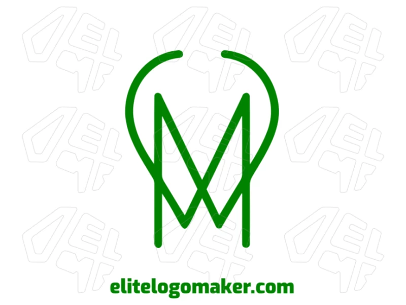 Original logo featuring the letter 'M' combined with a location symbol in a simple style, creating a modern and distinctive design.