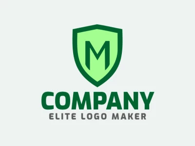 A unique emblem logo featuring the letter 'M' inside a medieval shield, designed with a classic style to represent a strong and distinguished business identity.