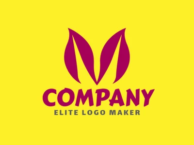 The minimalist logo features the letter 'M' with sharp ends, creating a unique and professional design that stands out with its clean, precise lines.