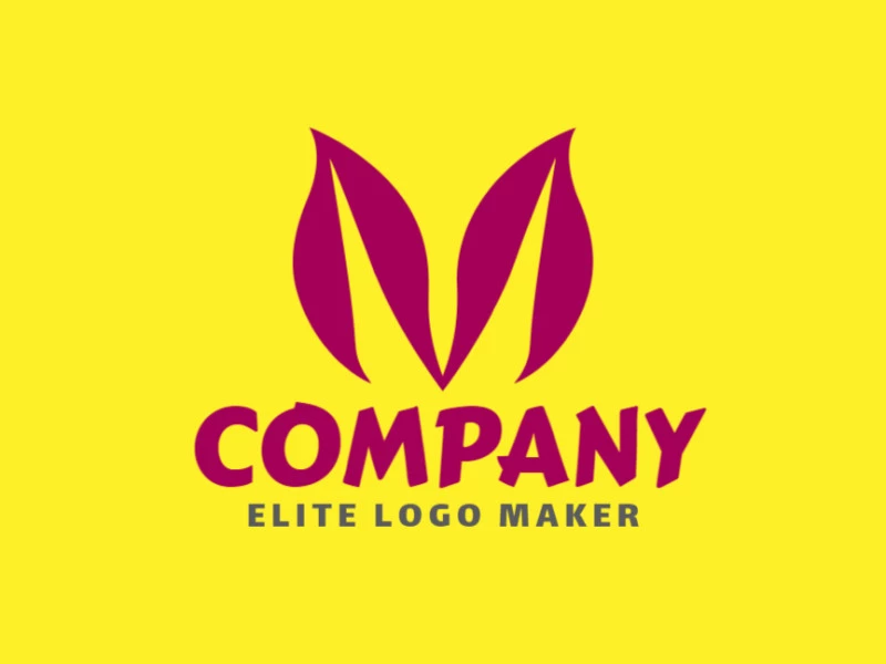 The minimalist logo features the letter 'M' with sharp ends, creating a unique and professional design that stands out with its clean, precise lines.