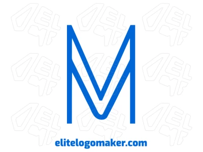 A vector logo featuring the letter 'M' with a simple design, created in an initial letter style with clean lines for a modern and minimalist appearance.