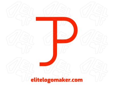 Minimalist logo with the letter "P", featuring a professional, simple, and cheap design ideal for clean and modern visual identities.