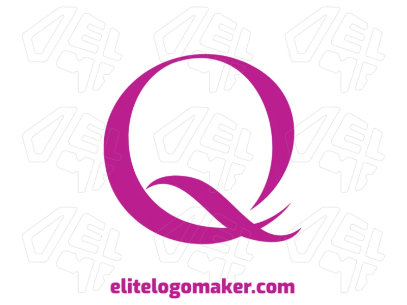 Abstract Letter "Q" - Create Your Logo Quickly An appropriate logo in initial letter style featuring an abstract letter "Q" design.