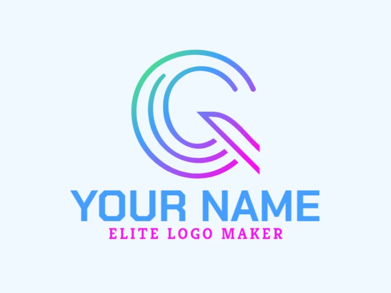 A gradient logo featuring the letter 'Q' in green, blue, and pink hues, designed with smooth transitions for a modern and vibrant aesthetic.