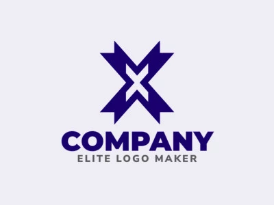 An eye-catching logo design featuring the letter 'X' in an initial letter style, perfect for making a bold and memorable impression.