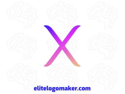 An eye-catching gradient logo featuring the letter 'X' with a pink and purple gradient, designed to create a bold and vibrant look.