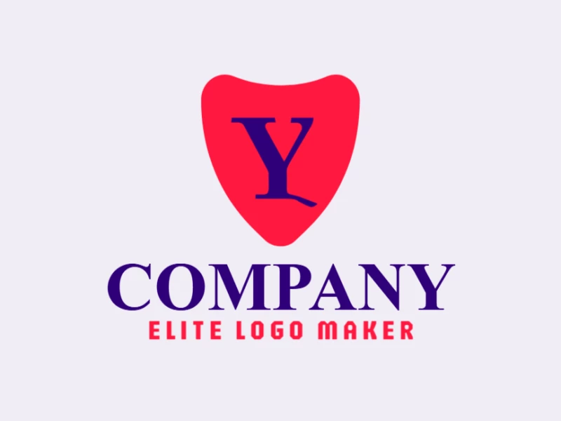 A letter 'Y' inside a shield, crafted in an emblem style, making it an appropriate choice for timeless logo designs.