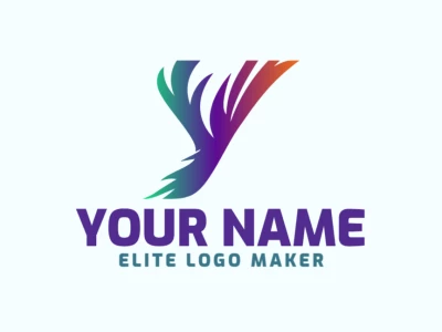 A vibrant gradient logo featuring the letter 'Y', blending colors seamlessly for a dynamic and eye-catching design.