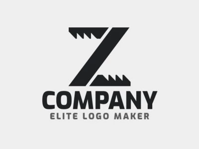 A sleek and minimalist logo featuring the letter 'Z', designed with simplicity and sophistication in black.