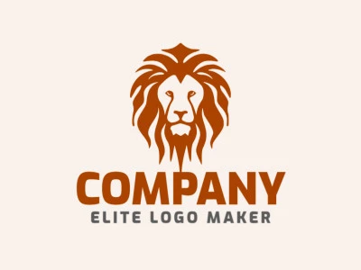 Create a memorable logo for your business in the shape of a liquid lion with mascot style and creative design.