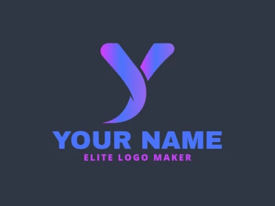 This logo features a minimalist letter "Y" design that is both flashy and subtle, offering a cheap yet sophisticated touch for your brand.