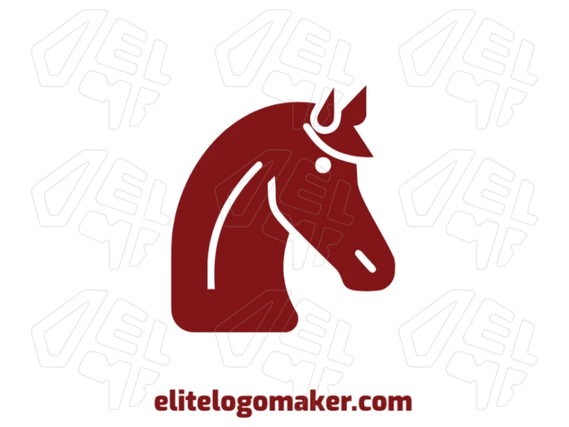 Minimalistic Brown Horse Design - Special Logo A minimalistic brown horse design that highlights a sleek company identity with strong visual appeal.