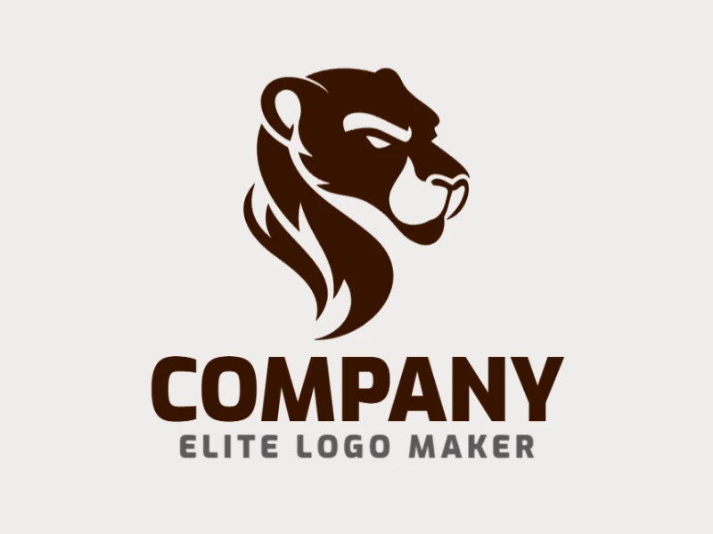 An abstract logo featuring a panther, designed with sleek lines and dynamic shapes to convey a sense of quality and modern elegance.