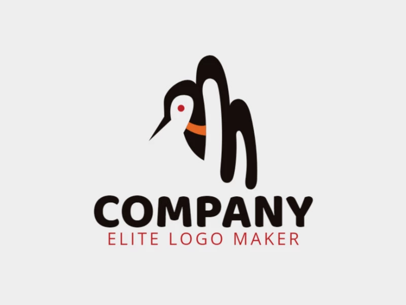 Create a memorable logo for your business in the shape of a penguin combined with a letter "M" with minimalist style and creative design.