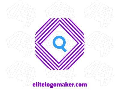 A "Q" letter inside protective shapes, designed in a vector style, perfect for creating a sharp and modern logo.