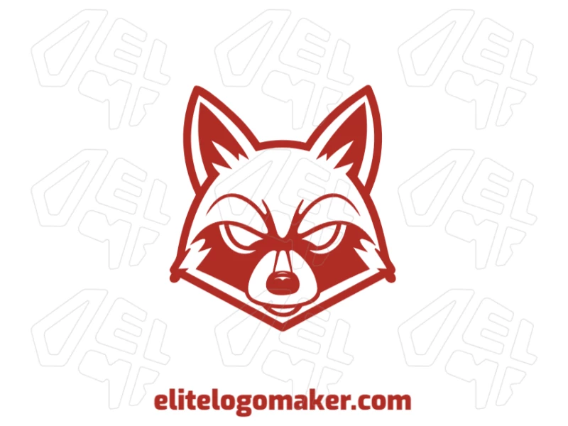 Red Fox Head - Special Logo Design Mascot-style logo featuring a red fox head with a sharp and eye-catching design.