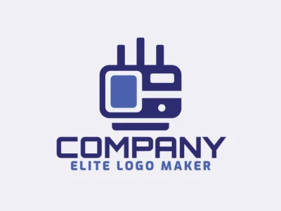 Ideal logo for different businesses in the shape of a robot astronaut, with creative design and abstract style.