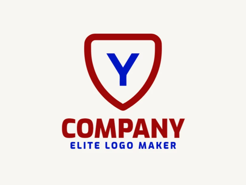 A pictorial logo featuring a blue and red shield with the letter "Y" at its center, representing strength and unity with a bold design.