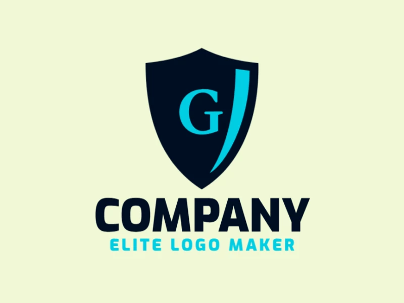 A cheap emblem logo design featuring a shield with the letter 'G' centered in the middle, ideal for strong and professional branding.