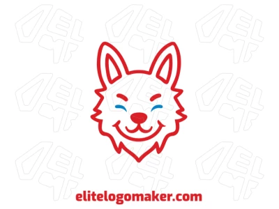 Original logo with a simple fox head design, combining clarity and uniqueness in a clean visual style.