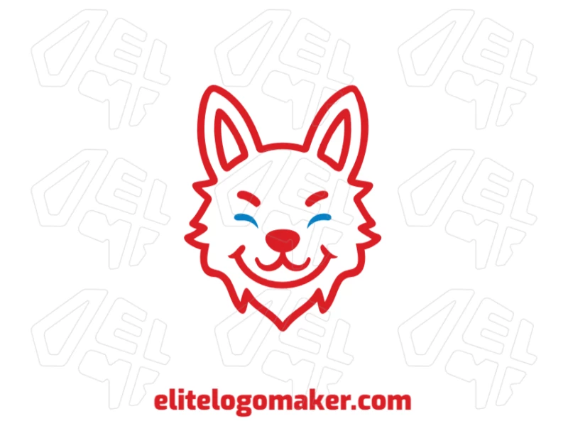 Simple Fox Head Design - Professional Logo Original logo with a simple fox head design, combining clarity and uniqueness in a clean visual style.
