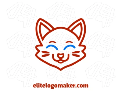 A beautiful animal logo featuring a smiling fox, perfect for a friendly and welcoming brand identity.