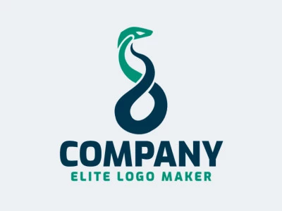 A logo ingeniously combines a snake and the number 8, evoking concepts of renewal and infinity.