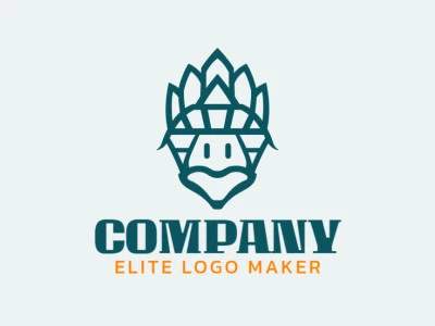 Modern logo in the shape of a turtle, with professional design and symmetric style.