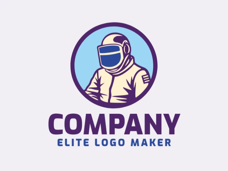 An illustrative logo featuring a welder in purple, beige, and dark blue, symbolizing precision and craftsmanship.