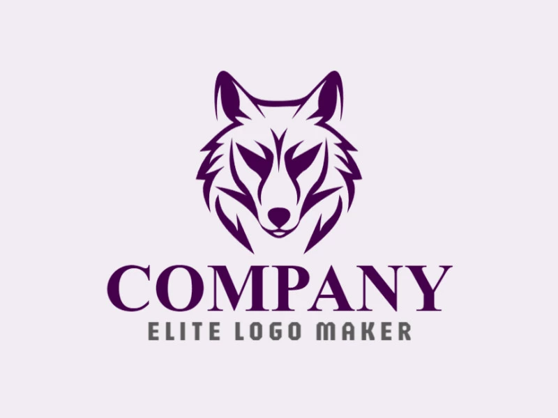 An abstract logo featuring the majestic silhouette of a wolf, evoking strength and mystery.