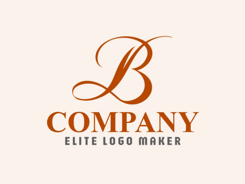 Un logotipo refinado que presenta la letra 'B' en un sofisticado marrón, que representa estabilidad y elegancia.