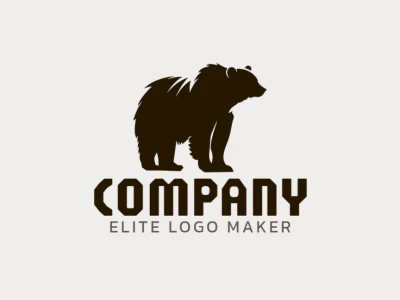 Un logotipo de mascota carismático que muestra un oso amigable, encarnando la fuerza y accesibilidad.