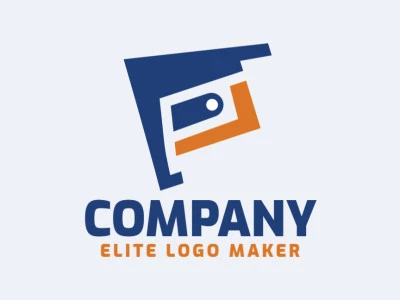 Cree un logotipo memorable para su negocio en forma de una billetera combinado con un pájaro con un estilo abstracto y un diseño creativo.